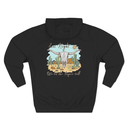 Three-Panel Fleece Last Night Hoodie