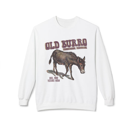 Unisex Midweight Softstyle Fleece Crewneck Sweatshirt Old Burro