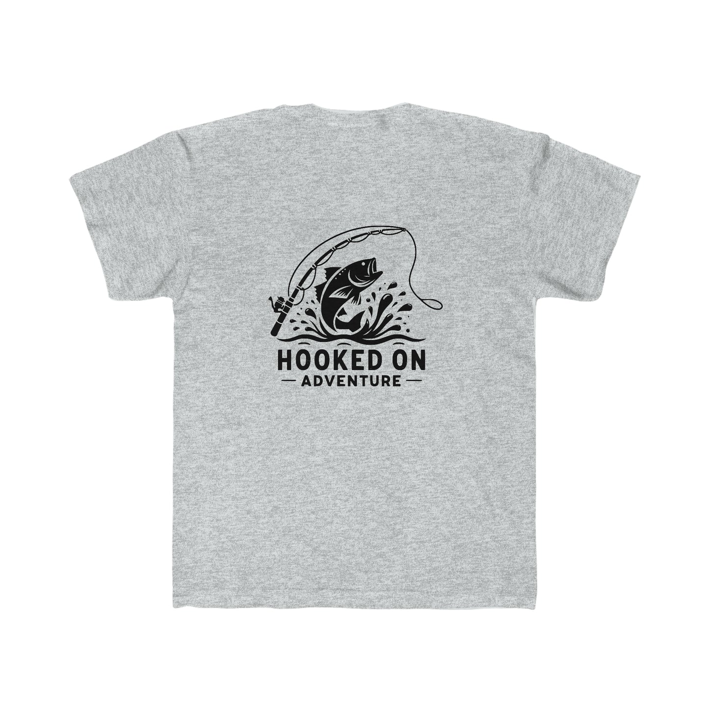 Regular Fit Hooked on Fishing Tee