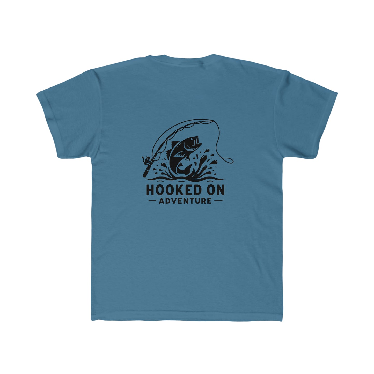 Regular Fit Hooked on Fishing Tee